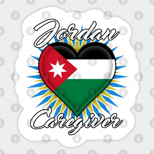 Jordan Caregiver (white font) Sticker by WCN Store